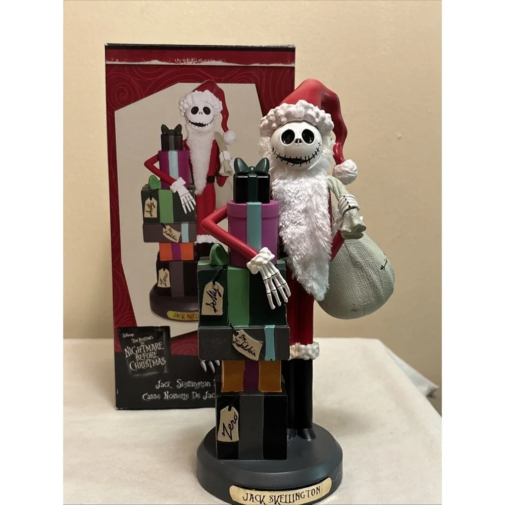 Kurt Adler Disney Jack Skellington Wooden Nutcracker Nightmare Before Christmas